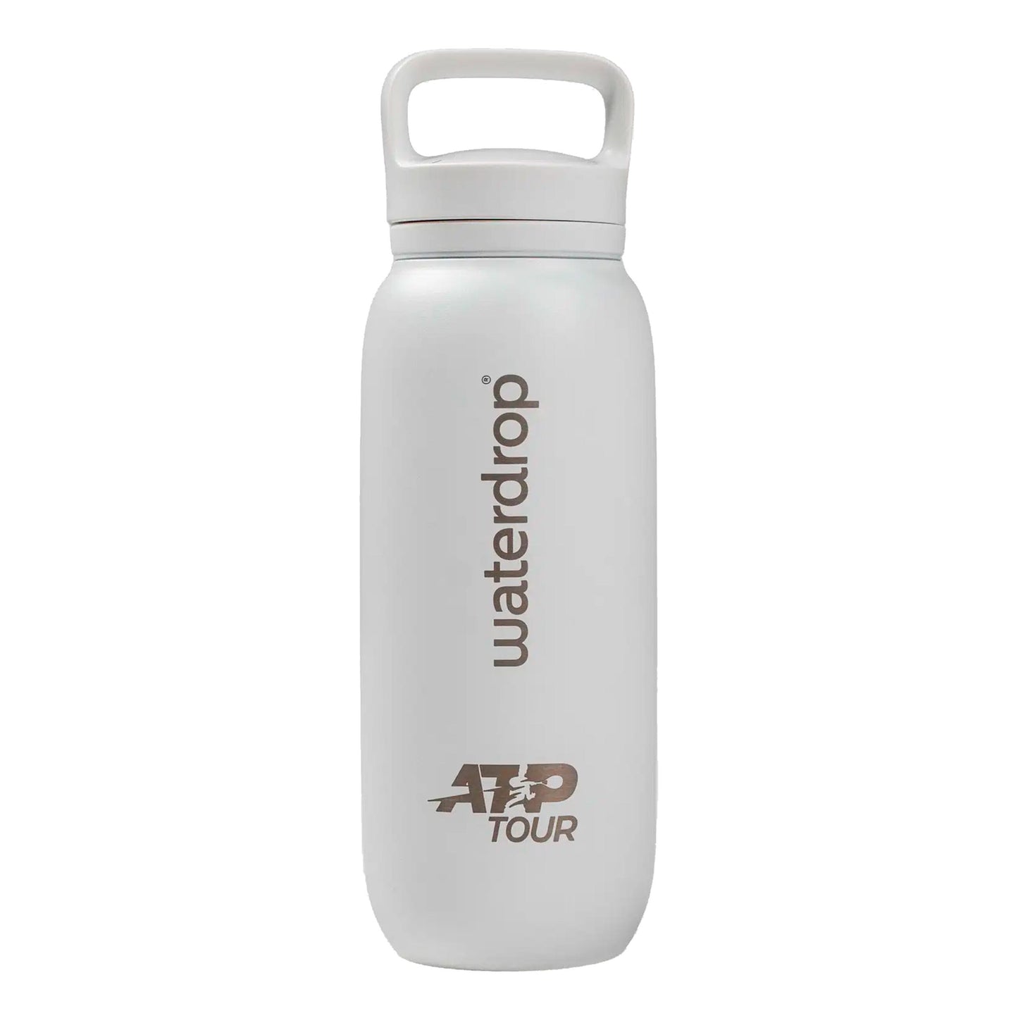 Dunlop Waterdrop Thermo Bottle 600ml Botella - blanco, plateado