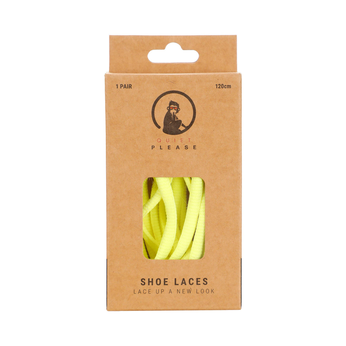 Quiet Please QP shoe laces 120cm Cordones - amarillo
