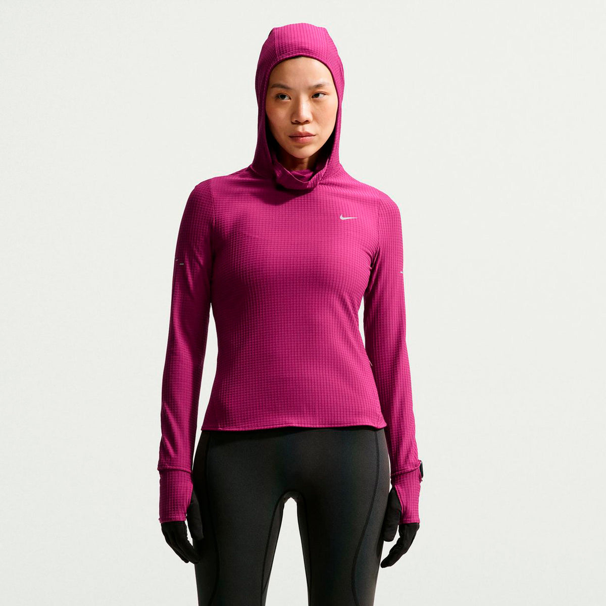 Nike Swift Therma-Fit  Camiseta de running Mujeres - baya, plateado
