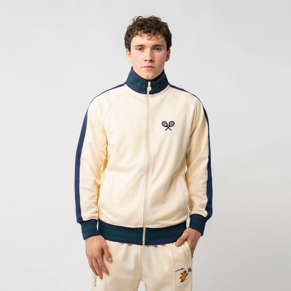 Lobster & Lemonade Maus Tennis – '92 Stadium Chaqueta de entrenamiento Unisex - blanco, multicolor