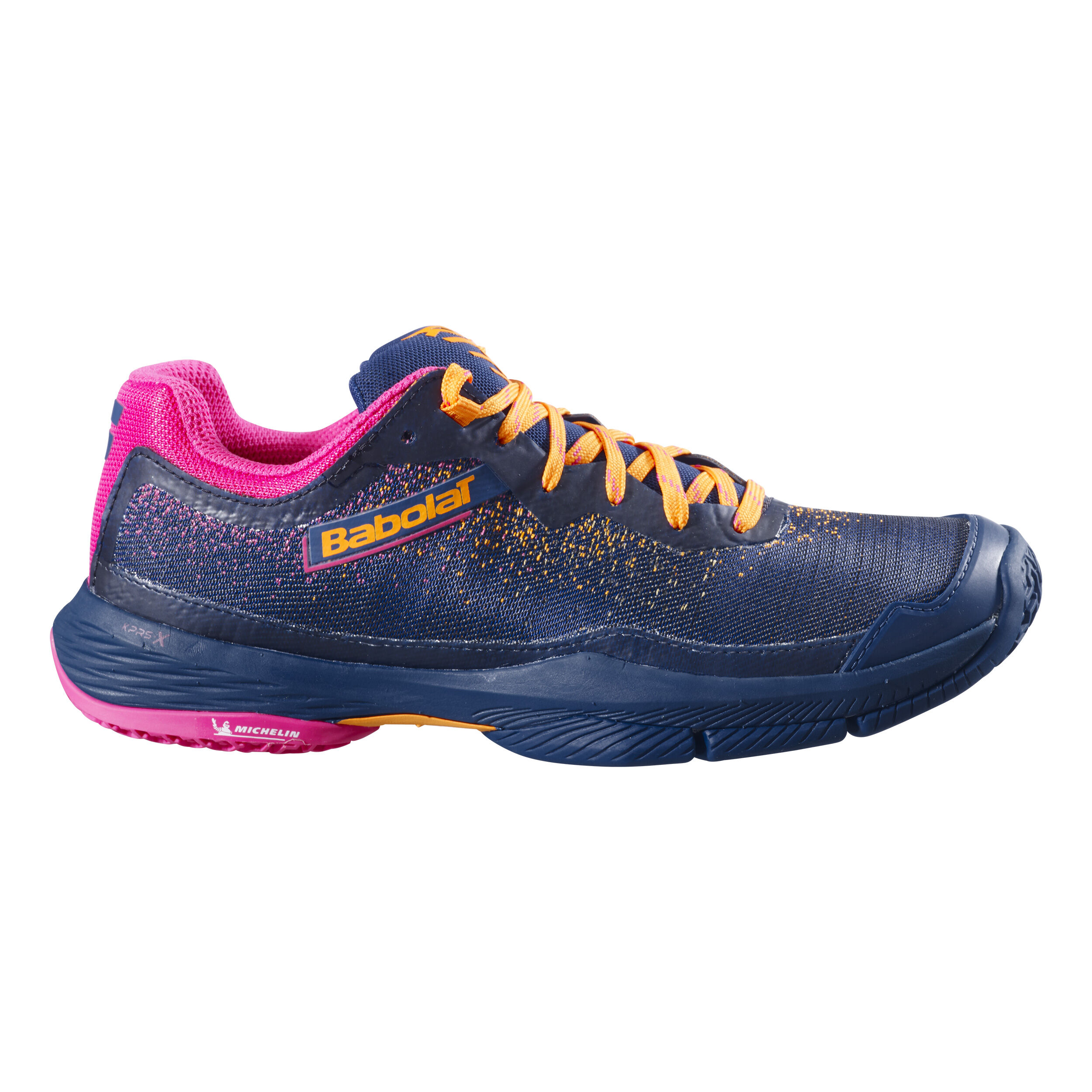 Buy Babolat Jet Ritma Zapatilla De Padel Mujeres Azul Oscuro Rosa online Tennis Point ES