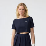 Ropa 334 DSSLR Top Layer Camiseta De Manga Corta Mujeres-Azul Oscuro