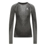 Ropa Odlo Odlo Blackcomb Eco Big Logo Top Crew Neck Chaleco Mujeres-Negro