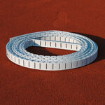 Accesorios de pista Tegra Tegra Ideala Línea De Tensado 12,8m X 4cm Recambio,Línea Central-Blanco