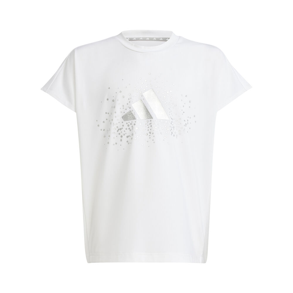 adidas Winter Camiseta De Manga Corta Niños-Blanco,Plateado