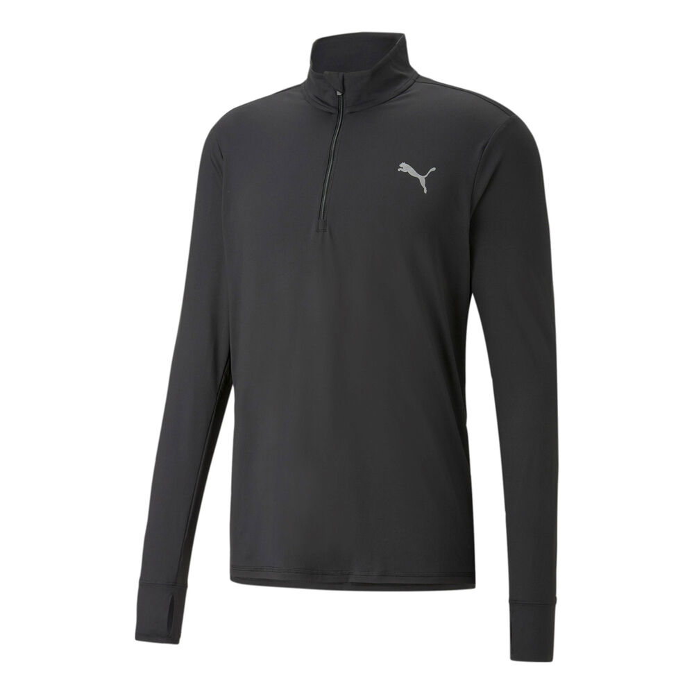 Puma Run Favorite 1/4 Zip Camiseta De Running Hombres - Negro