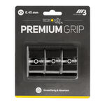 Sobregrips Tennis-Point Premium Grip schwarz 3er