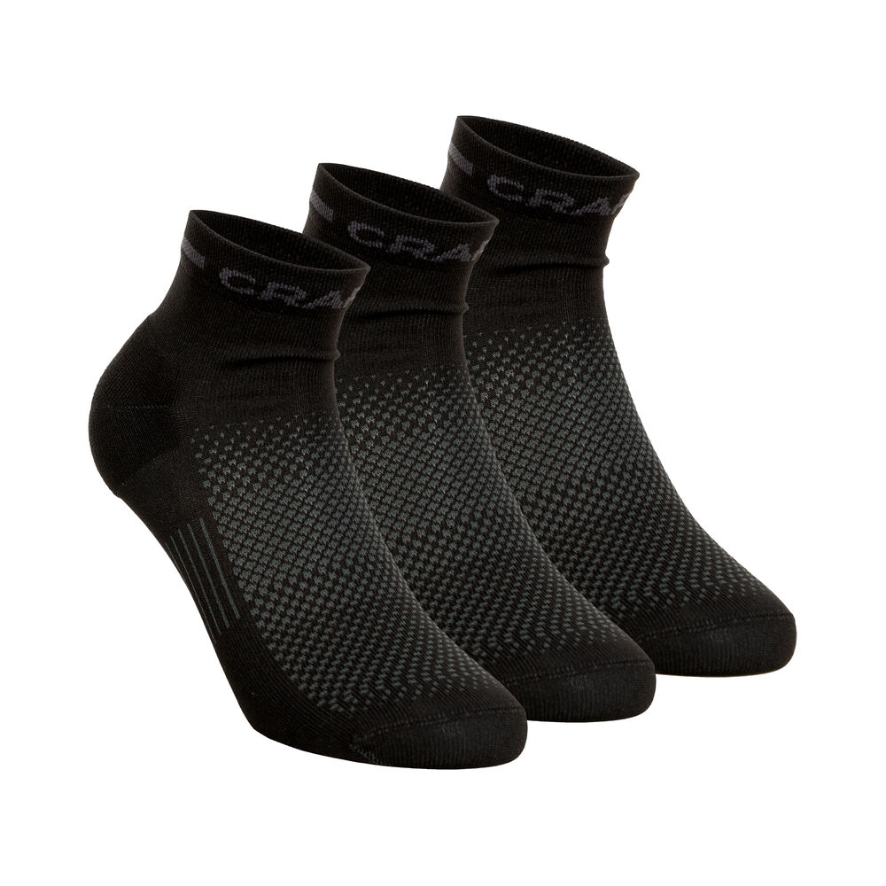 Craft Core Dry Mid Calcetines Para Correr Pack De 3 - Negro