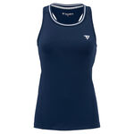 Ropa de tenis Tecnifibre Tecnifibre Team Tech Polo Mujeres - azul oscuro