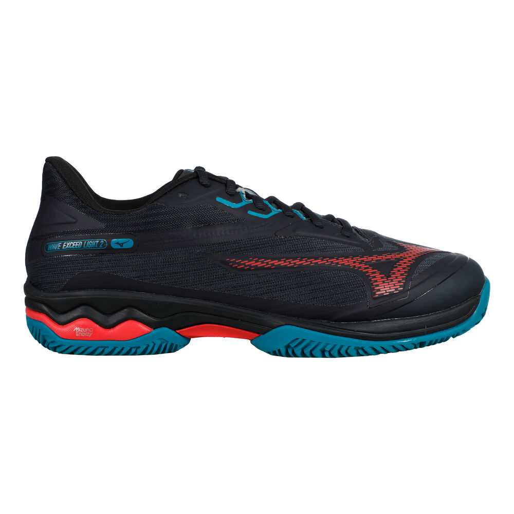 Mizuno Wave Exceed Light Zapatilla De Pádel Hombres - Azul Oscuro, Coral
