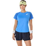 Ropa ASICS ASICS Game Camiseta De Manga Corta Mujeres-Azul