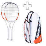 Pack Raqueta + Raquetero Babolat 2x Pure Strike Lite plus Schlägertasche