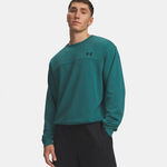 Ropa Under Armour Under Armour Rival Crew Camiseta de manga larga Hombres-verde, negro