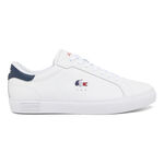 Lacoste Lacoste Powercourt Zapatilla de ocio Hombres-blanco, azul oscuro