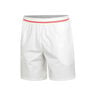 Djokovic Shorts Hombres - blanco, naranja