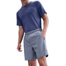 Challenger 7in Brief-Lined Pantalones Cortos Hombres-Azul-gris,Plateado