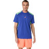 Court Camiseta De Manga Corta Hombres-Azul