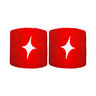 Cinta para sudor Pack de 2 Unisex - rojo, blanco
