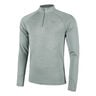 Velocity Cloudspun 1/4 Zip Camiseta De Running Hombres-Verde