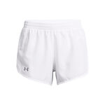Ropa Under Armour Under Armour Fly By 3in Pantalones Cortos Mujeres-Blanco