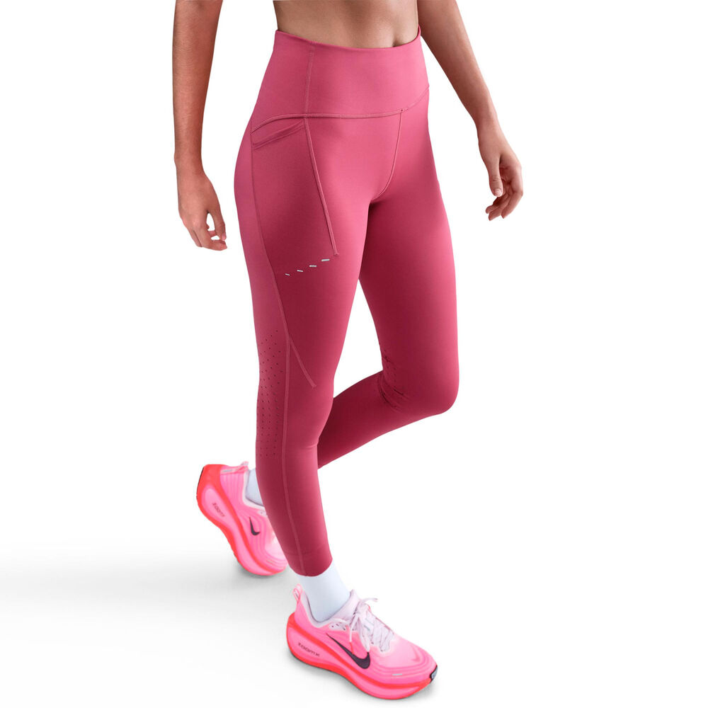 Nike Swift Tight Mallas para correr Mujeres-berry, plateado