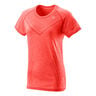 Power Seamless Camiseta De Manga Corta Mujeres-Coral
