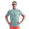 Stride Camiseta de running Hombres - turquesa, plateado