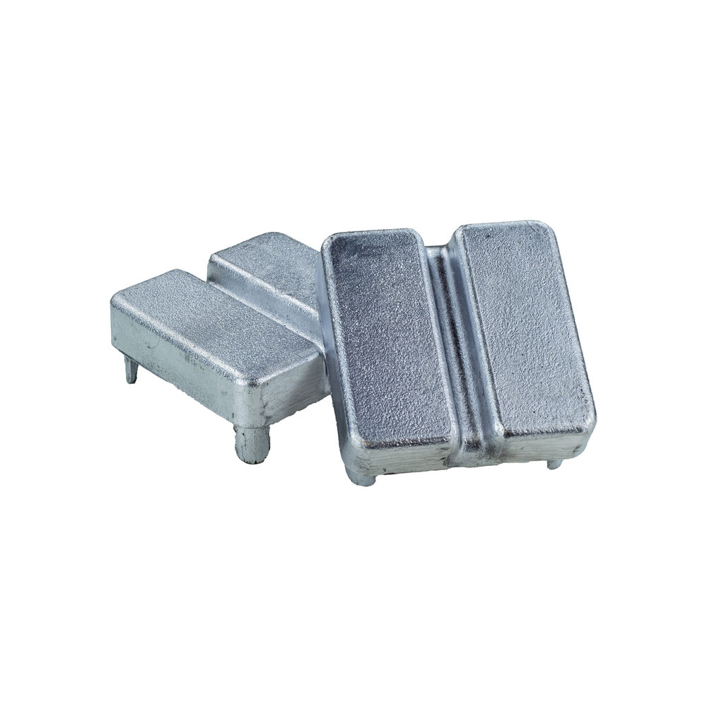 Tegra Deckel Für Tennispfosten Alu Accesorios De La Instalación Pack De 2-Plateado