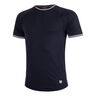 Court Performance Crew Camiseta De Manga Corta Hombres-Azul Oscuro