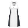 Club 25 Vestido Mujeres-Azul Oscuro,Blanco