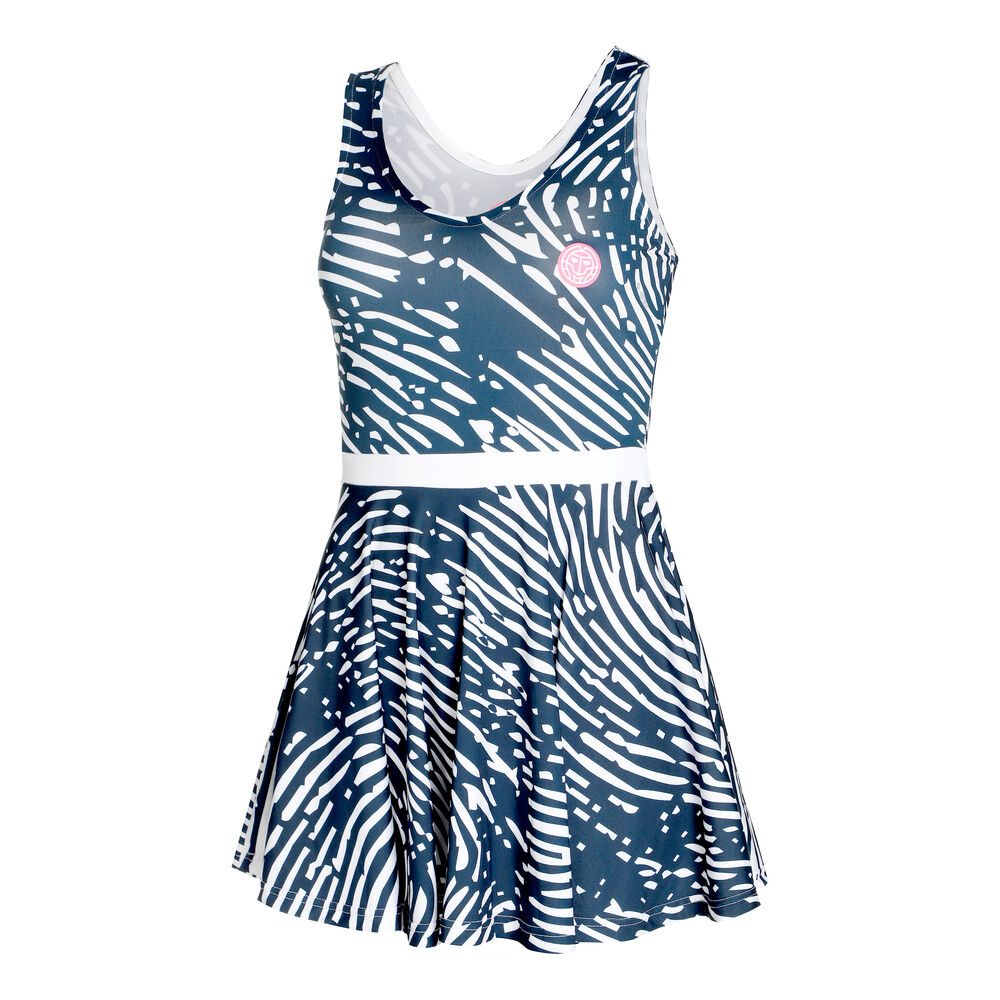 BIDI BADU Fingerprint 2in1 Vestido Mujeres - Azul Oscuro, Blanco