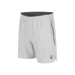 Ropa de tenis Quiet Please Quiet Please Drop 7in Shorts Hombres - azul claro, blanco