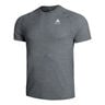 Crew Neck Essential Seamless Camiseta De Running Hombres-Gris