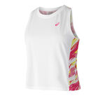 Ropa ASICS ASICS Color Injection Camiseta De Tirantes Mujeres-Blanco,Rosa