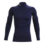 Ropa Under Armour Under Armour Coldgear Comp Mock Camiseta De Manga Larga Hombres-Azul Oscuro