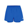Rematch 2in1 Shorts Mujeres - azul, blanco