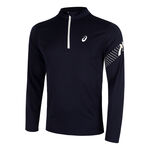 Ropa ASICS ASICS Icon 1/2 Zip Camiseta De Running Hombres-Azul Oscuro