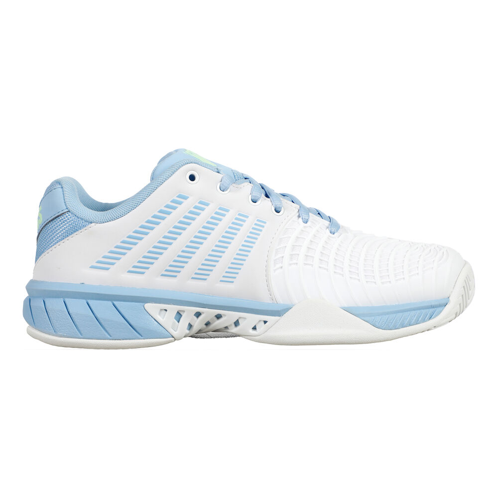 K-Swiss Express Light 3 Zapatilla Todas Las Superficies Mujeres - Blanco, Azul Claro