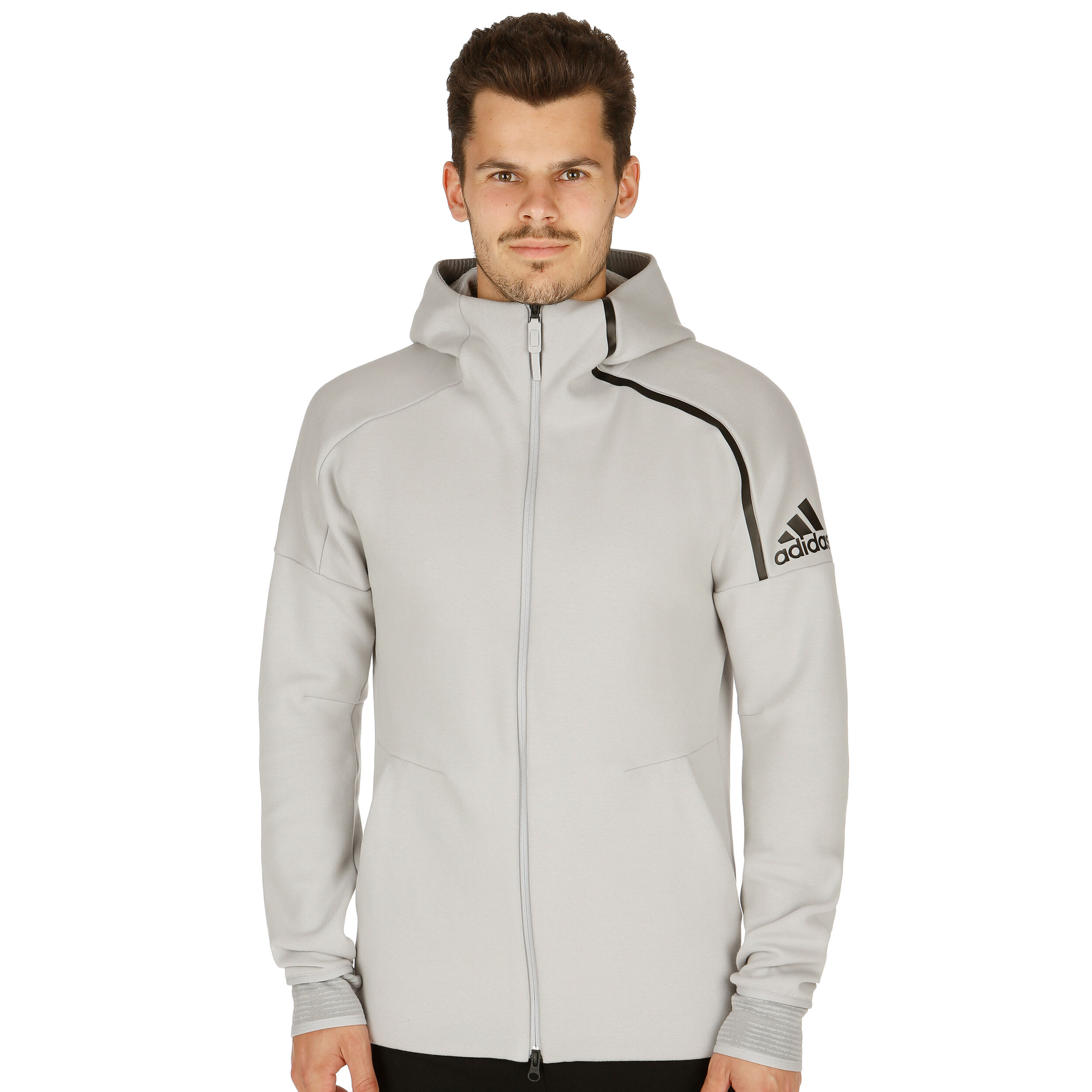 Adidas Claro n Gris eHoodie Chaqueta 2 Pulse Sudadera Z Hombres bf6Ygy7v