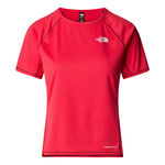 Ropa The North Face The North Face Sunriser Camiseta De Running Mujeres-Rojo