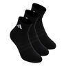 Essentials Ankle 3P Calcetines de tenis Unisex-negro