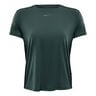 One Dri-Fit Camiseta de manga corta Mujeres - verde, negro