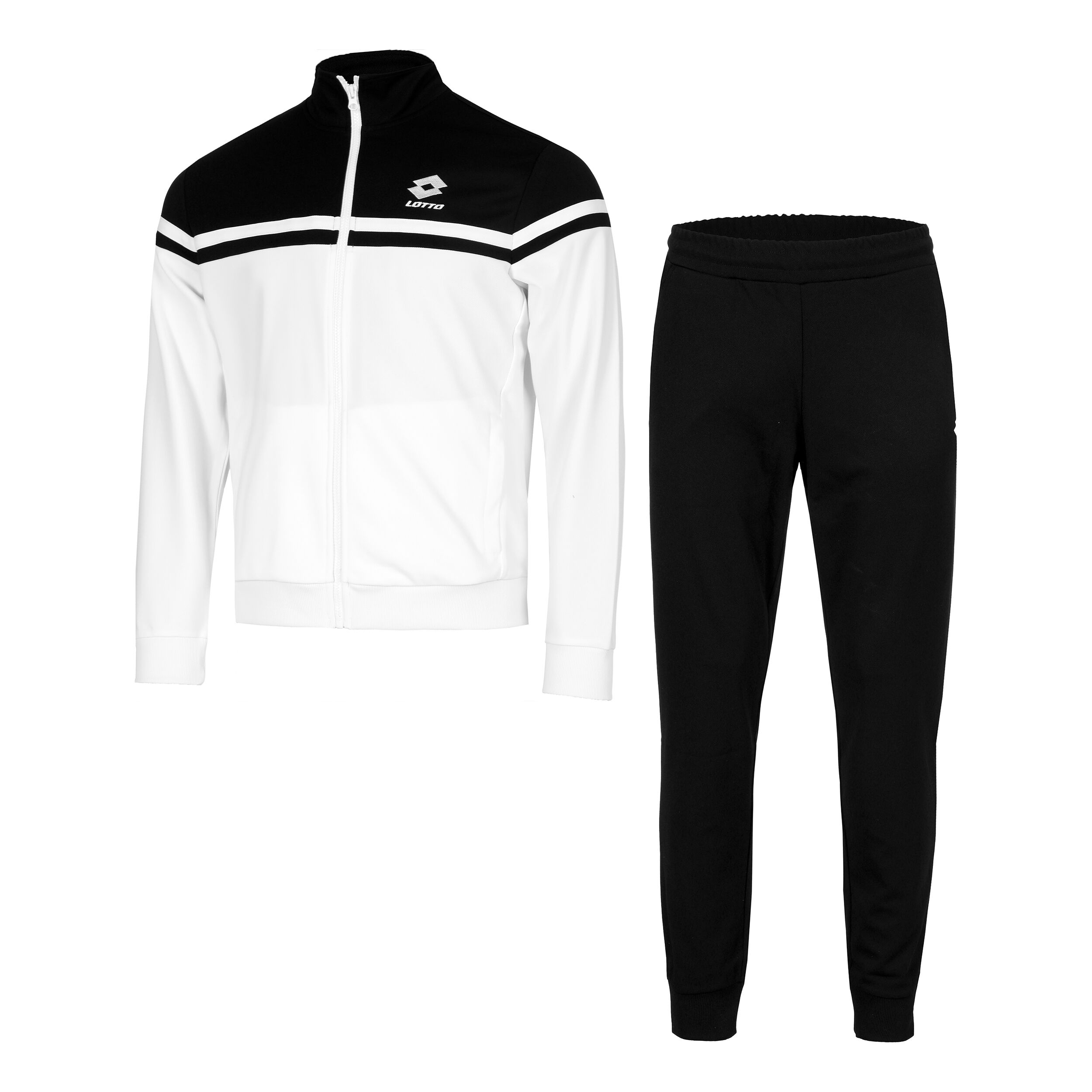 Buy Lotto Suit Circle Chandal Hombres Negro Blanco online Tennis Point ES
