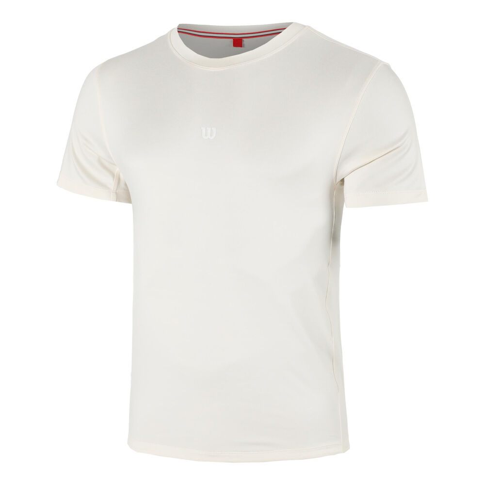 Wilson Everyday Performance Camiseta De Manga Corta Hombres-Crema