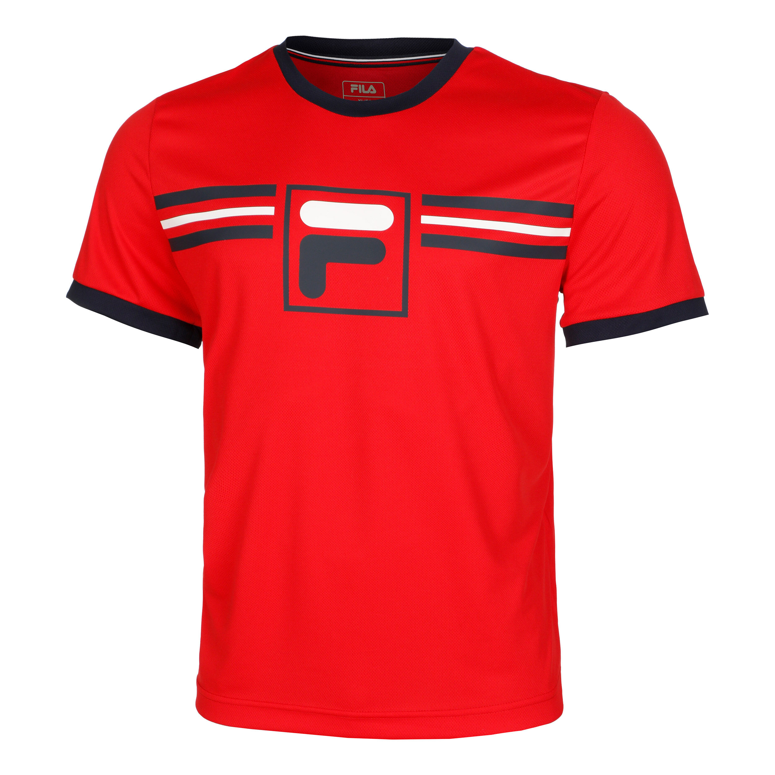 Buy Fila Oscar Camiseta De Manga Corta Hombres Rojo Multicolor online Tennis Point ES