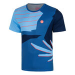 Ropa de tenis BIDI BADU BIDI BADU Hey Laguna Camiseta de manga corta Hombres-azul, coral