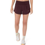 Ropa ASICS ASICS Road 3.5in Pantalones cortos Mujeres-rojo oscuro