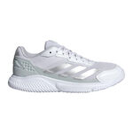 Calzado adidas adidas Courtquick Zapatilla de pádel Mujeres-plateado, blanco
