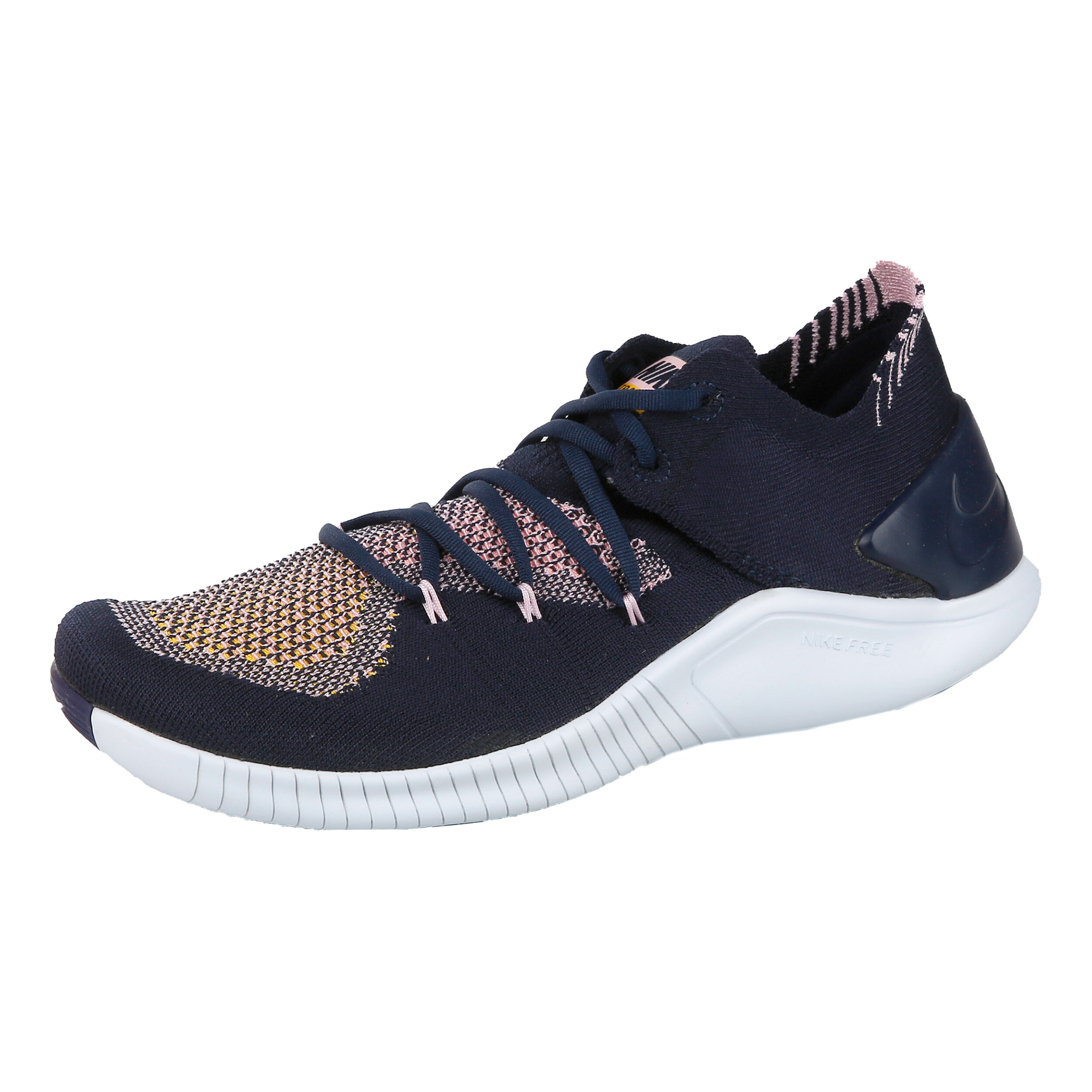 Buy Nike Free Flyknit 3 Zapatilla De Entrenamiento Mujeres Azul Oscuro Naranja online Tennis Point ES