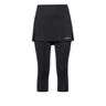 Club Falda Con Malla Mujeres-Negro,Plateado